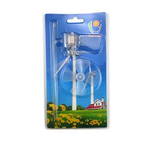 Mini Wind Turbine <b>Led</b> <b>Light</b> Battery Powered Decorative Lighting Model With Rechargeable Feature Plastic Material Modern Style - Product Image 4