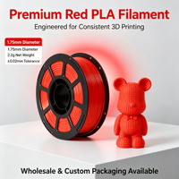 Filamento PLA Mate Sólido Básico de 1 kg y 0,02 mm, Alta Precisión Dimensional, 1,75 mm de Diámetro, para Impresión de Modelos y Manualidades, MEIJIMEI 5 kg
