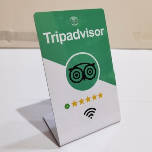 Soporte Personalizado Mate con NFC Plegable para Menú y Reseñas de Google, Soporte de Acrílico y PVC con Código <span class=keywords><strong>QR</strong></span> para Restaurante - Product Image 6