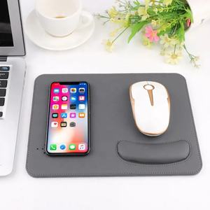 2-in-1 Custom Printed 15W <b>Desk</b> Mat Fast Charging Wireless Charger Mouse Pad Durable Rubber Material for Phone Promotional Offer - Product Image 2