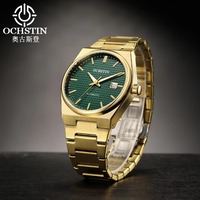 OCHSTIN – montre mécanique pour hommes, bracelet en acier inoxydable, pointeur 43mm, résistance à l'eau 3 bars, mouvement automatique, boîtier en alliage