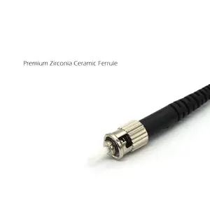 Hoselase-cable de conexión de puente óptico de fibra óptica, cable de pigtail de fibra óptica de ST-STUPC monomodo de baja pérdida