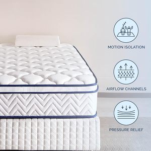 Materasso HOMEMATE Full Size, Queen Size, King Size, in Memory Foam e Molle Insacchettate Individualmente - Product Image 2