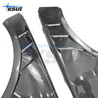Body Kit Serat Karbon Mobil, Fender Depan Samping Serat Karbon untuk Mercedes-Benz E-Class W212 E200 E300 E63 2013-2016