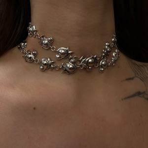 Collar Gótico Punk Ajustable, Joyería Hecha a Mano, Collar de Estilo Audaz para Estilos Alternativos y Streetwear - Product Image 2