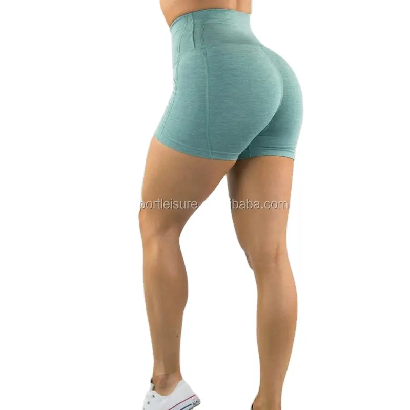 ขายส่งราคาถูกGymคุณภาพสูงเอวMicroโยคะกางเกงขาสั้นPhotoสำหรับผู้หญิง