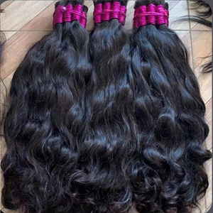 Extensiones de Cabello Humano Brasileño Virgen Natural Original Mega Hair Humano 70 cm Afro Kinky Bulk 100% Cabello Humano Virgen Crudo - Product Image 4
