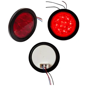 1pcs 12v dynamic car lamp e mark truck light truck tail led rear trailer light with reflector