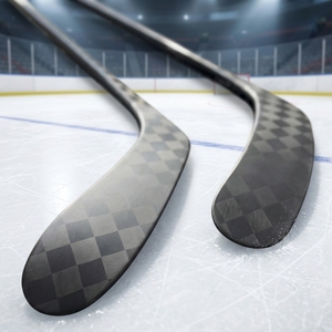 Bâton de hockey sur glace professionnel en fibre de carbone 100% coloré, pour droitier/gaucher, avec plusieurs lames - Product Image 6