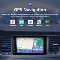 Sistema de Audio para Auto Android de 7 Pulgadas N5 de Fábrica, Pantalla Táctil QLED, Estéreo FM, Navegación GPS, Reproductor Multimedia Carplay DVD para Toyota