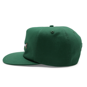 Casquettes <span class=keywords><strong>Snapback</strong></span> à visière plate brodées sur mesure de haute qualité avec logo à 5 panneaux, chapeaux verts - Product Image 3