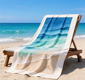 <span class=keywords><strong>Manta</strong></span> de Playa con Textura de Ola Oceánica Abstracta y Suave, en Azul Océano, <span class=keywords><strong>Verde</strong></span> Espuma Marina y Arena Cálida, con Borde Ancho en Blanco Crema - Product Image 1
