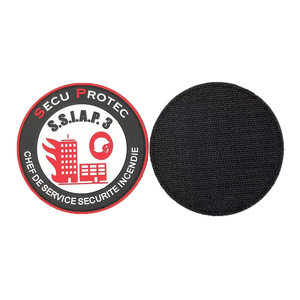 Écusson personnalisé en PVC/caoutchouc 2D/3D avec logo, à fixation auto-agrippante, gaufré, pour vêtements, chapeaux et sacs - Product Image 3