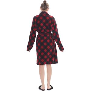 Peignoir de douche d'hiver chaud en peluche d'usine chinoise pour femmes avec peignoir de luxe super doux pour adultes de poche - Product Image 4