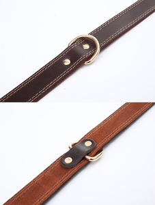 Collier en cuir supérieur pour animaux de compagnie pour chiens colliers de chien en cuir véritable - Product Image 2