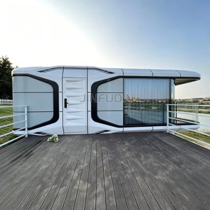 Casa Tipo Villa Cápsula Espacial con Terraza, con Hermosa Vista <span class=keywords><strong>a</strong></span> Rocas, Ríos y Colinas Verdes - Product Image 4