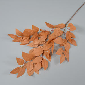 Usine de haute qualité <span class=keywords><strong>prix</strong></span> de gros feuilles de Ficus artificielles feuilles d'<span class=keywords><strong>olivier</strong></span> artificielles <span class=keywords><strong>tige</strong></span> unique plantes décoratives au toucher réel - Product Image 3