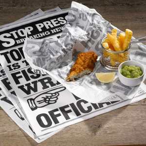 Customized Logo PE Disposable Food-Grade Oil-Resistant <b>Wrapping</b> <b>Paper</b> Recyclable Eco-Friendly for Burger Shops Fried Chicken - Product Image 6