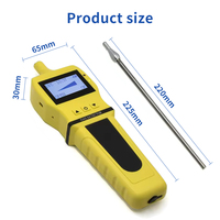 Detector de fugas de Gas tipo tubo de bomba externa Analizador de Gas Detector de gas múltiple portátil de mano Lel Co Ch4 H2 O2