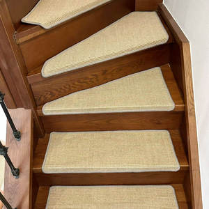 Alfombra de Lujo para Interiores, de Sisal, Suave, de Gran Venta, Lavable a Máquina, con Diseño de Mechones, para Escaleras - Product Image 3