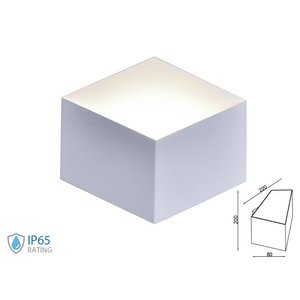 Lampada da Parete LED Moderna 3W Design Esagonale Quadrato con Luce Bianca Calda 3000K IP20 e IP65 Corpo in Rame per Uso Domestico SKU-8344 - Product Image 1