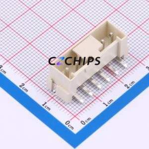 HCZZ0596-6 Wire-to-Board Pin Header SMD,P=3.96mm Connector 1x6P 3.96mm Vertical Mount VH - Product Image 1