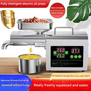 Máquina de Extracción de Aceite en Frío de Soja y Cacahuete, de Acero Inoxidable, con Control Inteligente de Temperatura, para Uso Doméstico - Product Image 2