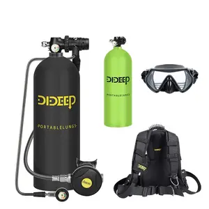 DIDEEP New Design Mini 4L Two Tanks Diving Dive Scuba Equipments Set