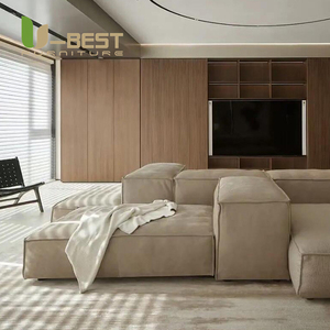U-tốt nhất phong cách Ý hai chiều thiết kế mô-đun sofa kết hợp miễn phí sàn lớn phẳng lớp trung bình đảo đậu phụ khối đặt phòng tập thể dục - Product Image 5