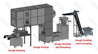 Machine de fabrication de pain de pain de baguette française farcie entièrement automatique commerciale à haute efficacité