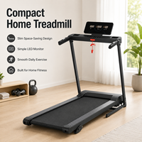 Caminadora Eléctrica Plegable K-FIT GSTL-4000, 12KMH, Motor sin Escobillas, Gimnasio en Casa con Bluetooth, Música, APP, Pantalla LED HRC, Sensor de Pulso