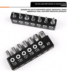 Jeu de 14 embouts Torx de sécurité anti-corrosion LXD en chrome vanadium T5 à T40 pour usage industriel - Product Image 4