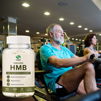Capsules de HMB à base de plantes pour hommes et femmes, amateurs de fitness, capsules de HMB en marque privée OEM, soutien musculaire, sport