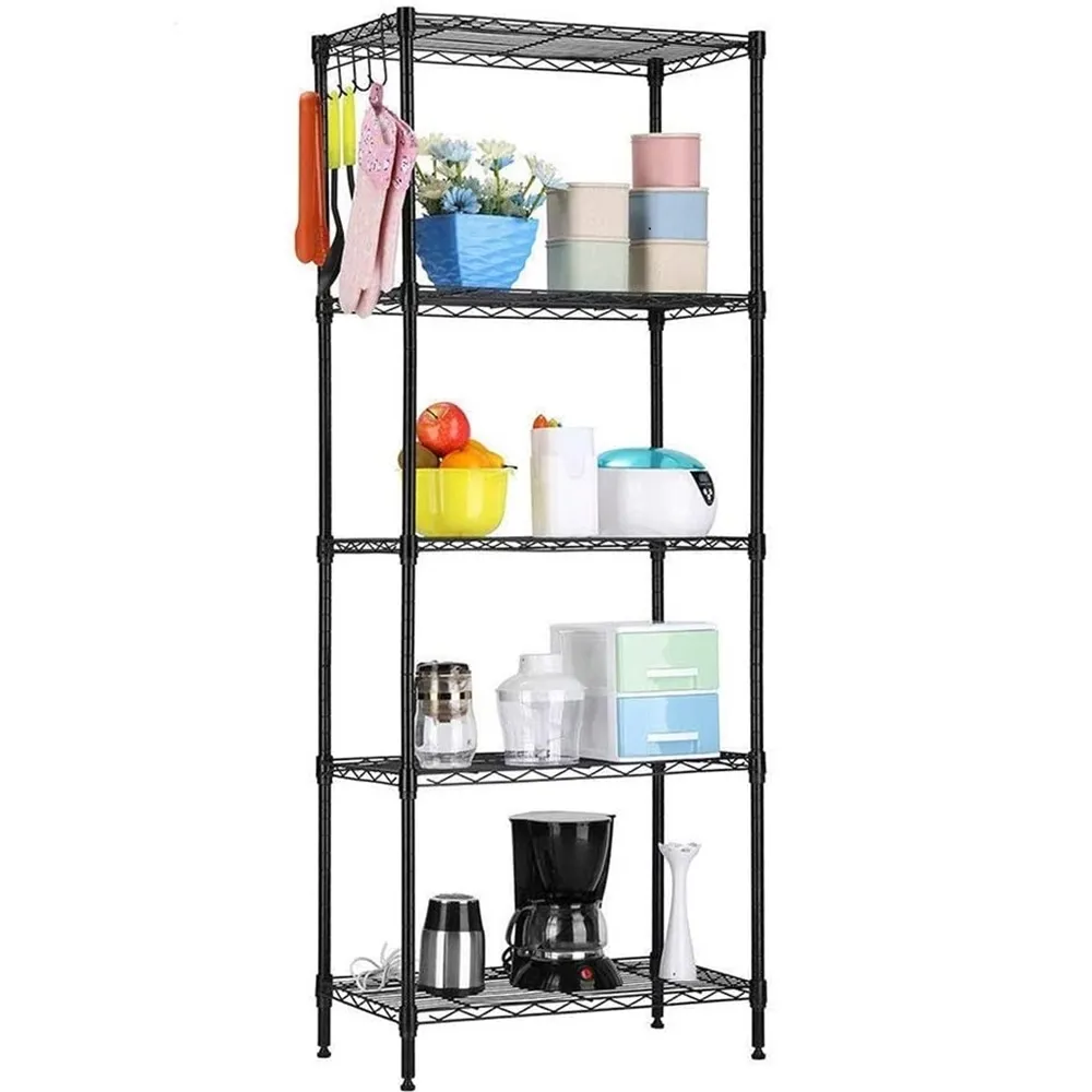 FREE SAMPLE Changeable Assembly Carbon Steel Standing Shelf Units Heavy Duty Shelving Unit Wire Shelving Unit