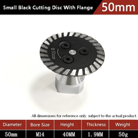 Lame de scie diamantée miniature TGS M14 de haute qualité, soudée au laser, OEM, pour la découpe du granit, qualité industrielle, revêtement Ti