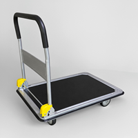 Carretilla de Mano Plegable de Acero, 300 kg, Resistente, para Uso Comercial, Hopfallbar, Sackkarra
