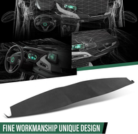 Couvre-tableau de bord compatible avec Ford Mustang 2005 2006 2007 2008 2009 Noir