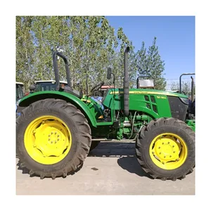 Fabrika kaynağı 4WD john deere 5E-954 95HP tarım ekipmanları düşük fiyat ile kullanılan traktör