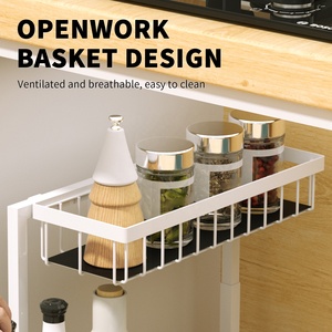 Organisateur d'armoire coulissant à 2 niveaux Étagère <span class=keywords><strong>coulissante</strong></span> Salle de bain <span class=keywords><strong>Cuisine</strong></span> Étagère sous évier - Product Image 6