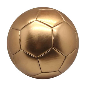 Pallone da Calcio Professionale Misura 3/4/5 Dorato Lucido Metallizzato per Souvenir e Allenamento - Product Image 2