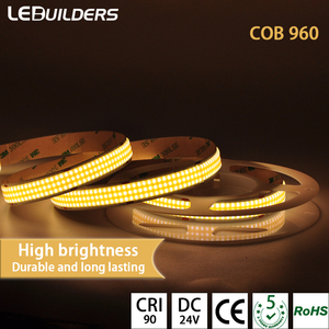 Siêu sáng đồng rộng COB LED Strip 24V 960/1600 LEDs/M 15 mét IP65/66 không thấm nước thông minh Home & khách sạn Đèn trần - Product Image 2