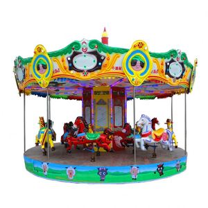 High Quality Yamoo Used Alloy Outdoor <b>Carousel</b> Twister Fairground Ride Toy <b>Horse</b> for Kids - Product Image 4