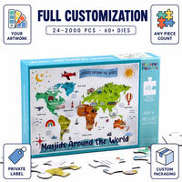 Jeux de société de puzzles personnalisés, jouets éducatifs précoces pour enfants, puzzle personnalisé pour enfants