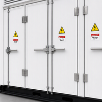 Cabine préfabriquée haute tension 12 kV IP54 pour poste de transformation extérieur, idéale pour la distribution d'énergie des centrales photovoltaïques