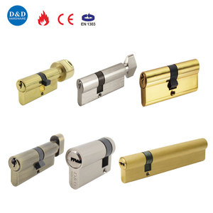 Rắn Brass 70 mét Euro Single Side thumbturn xi lanh phòng ngủ cửa xi lanh khóa với EN1303 - Product Image 4