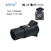Nouveau chargeur AOTAI Type 2 3,5 kW jusqu'à 16 A, prise réglable Type 2 pour T13 pour la rétrofit/la mise à niveau