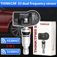 THINKTPMS 2 en 1 RF-SENSOR 315MHz & 433MHz TPMS MUCAR S3 Capteur Outils de réparation de pneus Scanner Capteurs de pression des pneus Testeur
