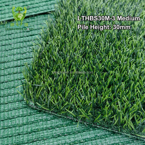 Premium Astro Turf 30mm Pila Césped sintético Híbrido Jardín Hierba Alfombra Rollo Paisajismo Césped artificial Gazon Synthetique - Product Image 2