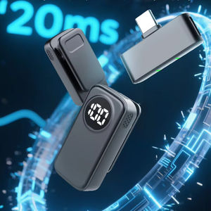 SX56AI Wireless Noise Cancelling Lavalier <b>Microphone</b> with Type C Connector <b>Portable</b> for for Outdoor Live Streaming - Product Image 4