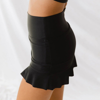 Jupes de bain taille haute personnalisées pour femmes Bas de bain incurvés avec culotte intégrée